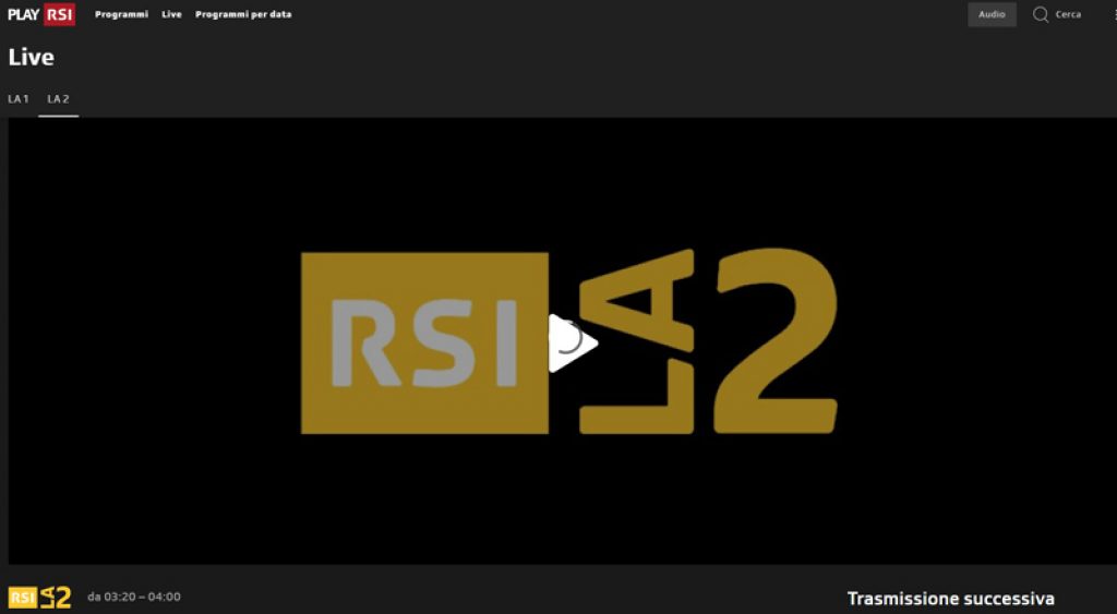 Come vedere la TV Svizzera RSI La2 streaming [GUIDA 2025]