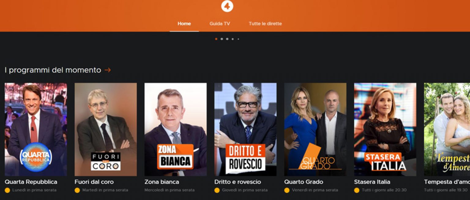 Come vedere Rete 4 streaming estero [GUIDA 2022] AllertaPrivacy.it