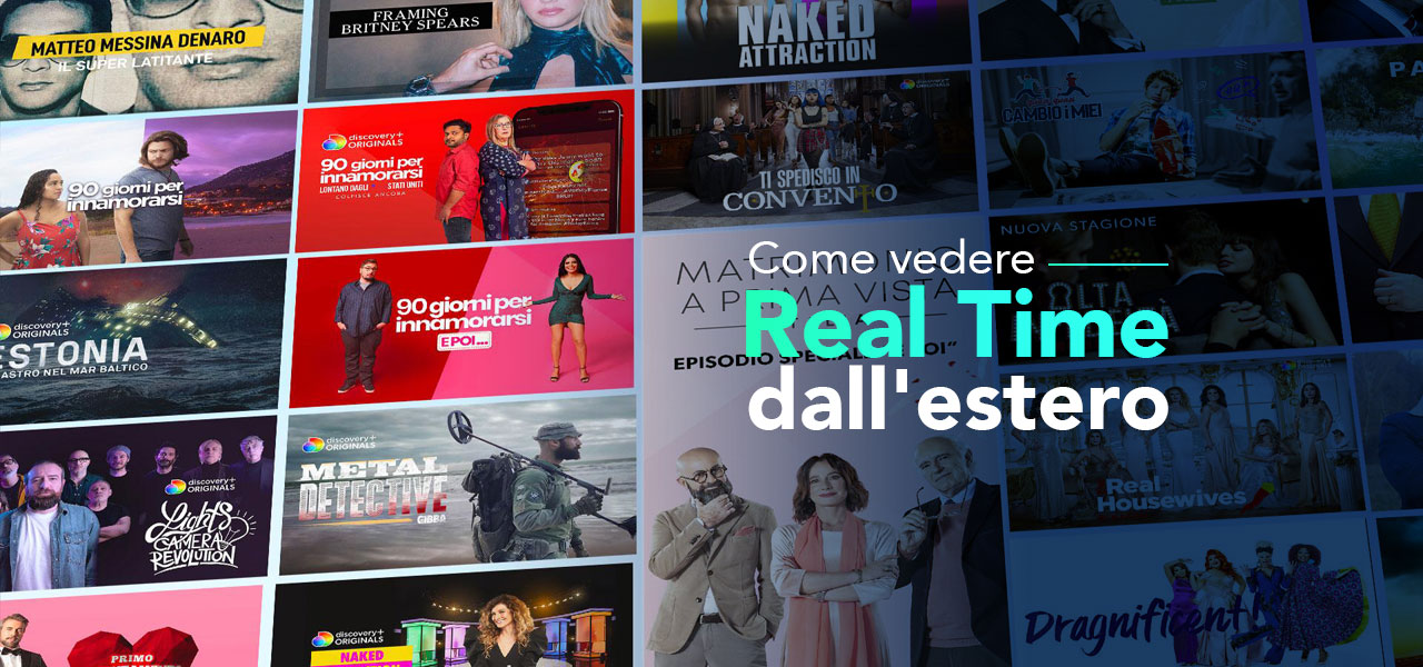 vedere real time streaming estero