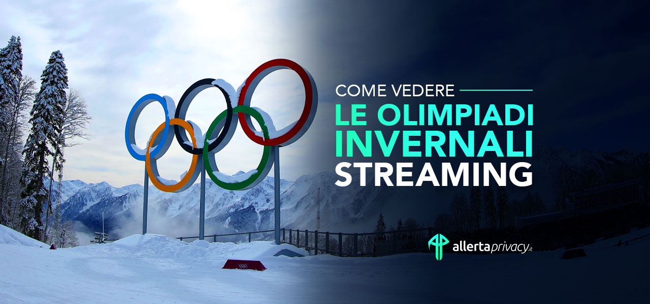olimpiadi invernali streaming
