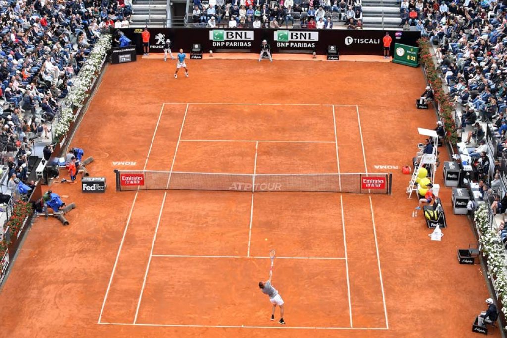 dove vedere internazionali tennis roma