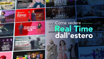 Come vedere Real Time streaming estero 2024