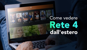 Come vedere Rete 4 streaming estero 2025